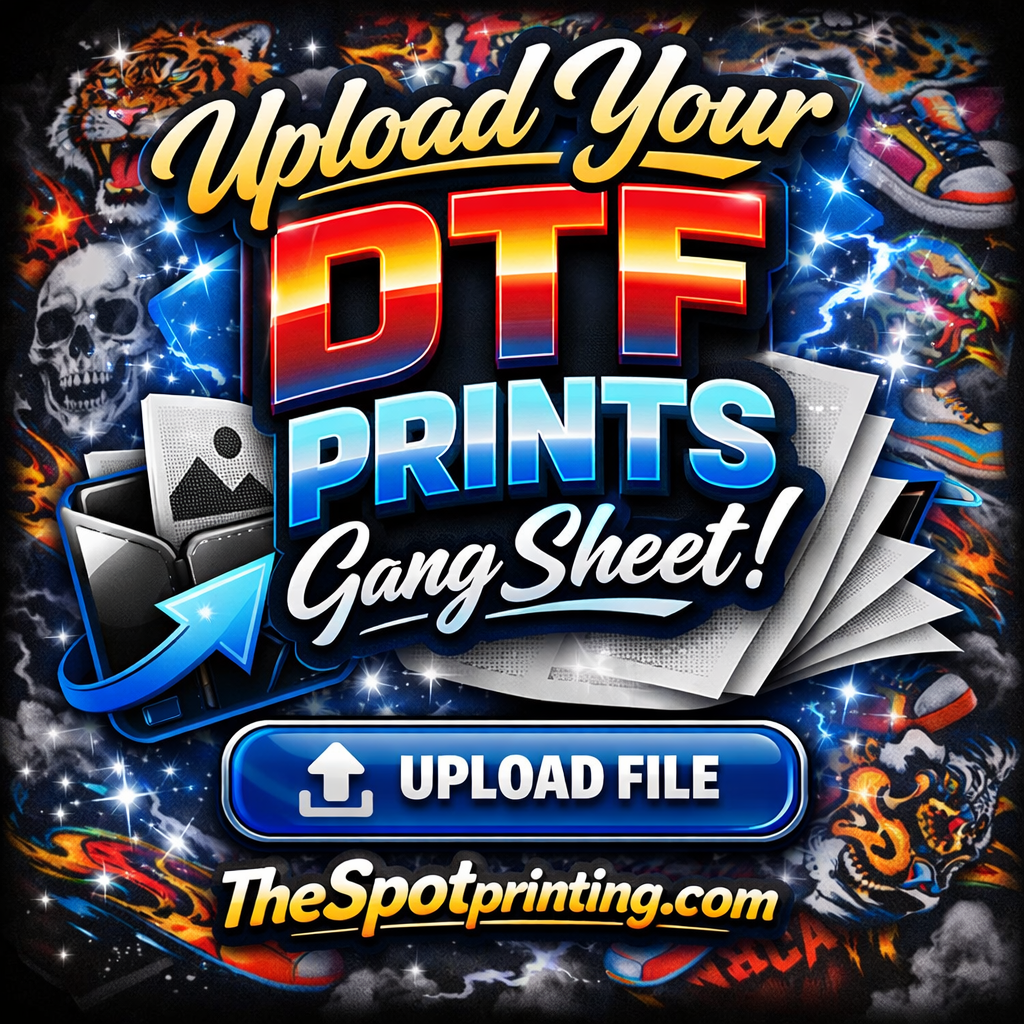 Upload Your DTF Prints Gang Sheet
