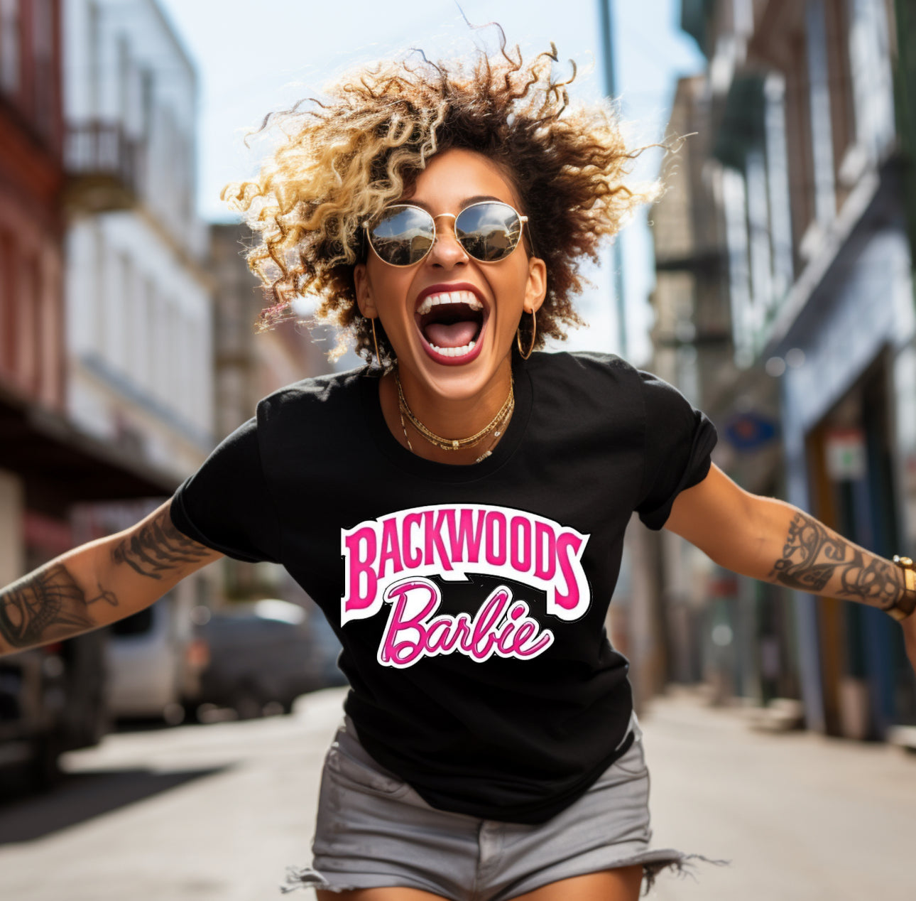 T-Shirt With Design
