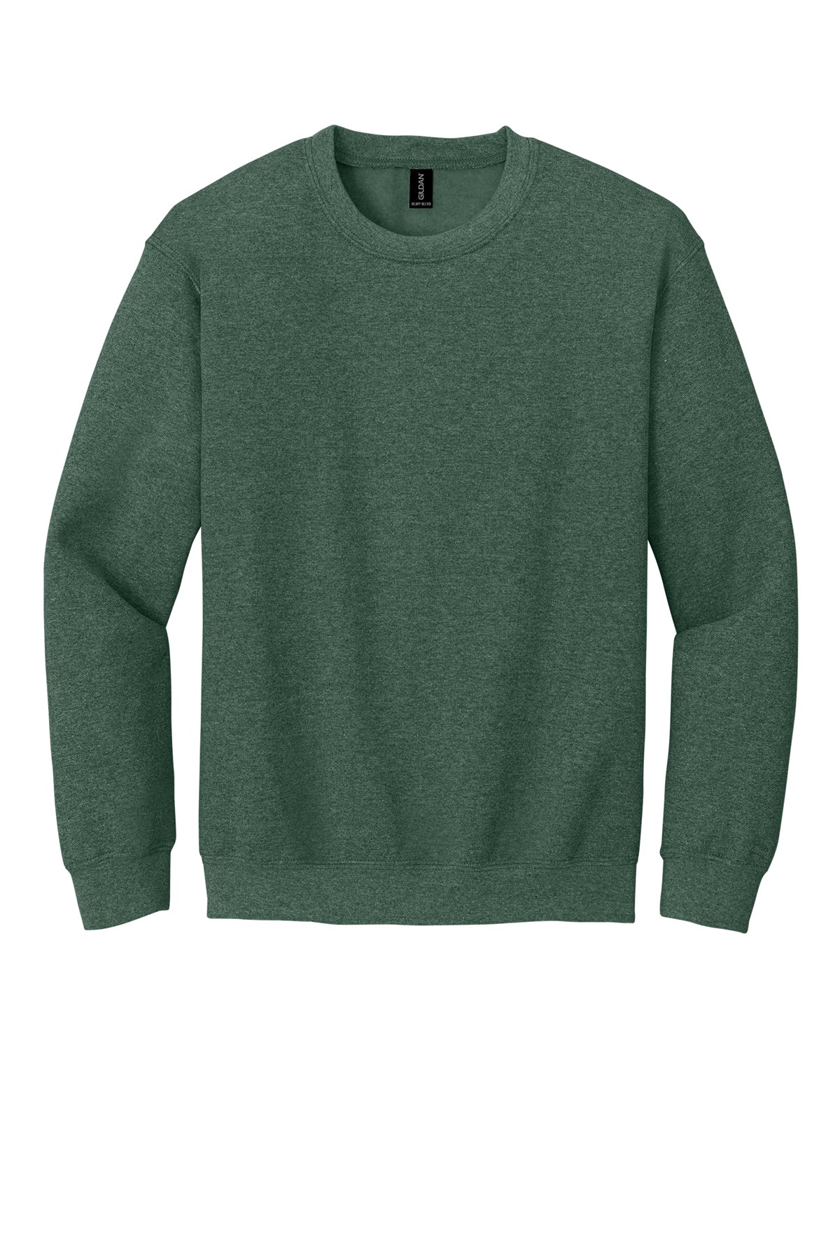 Gildan 18000 Heather Dark Green front