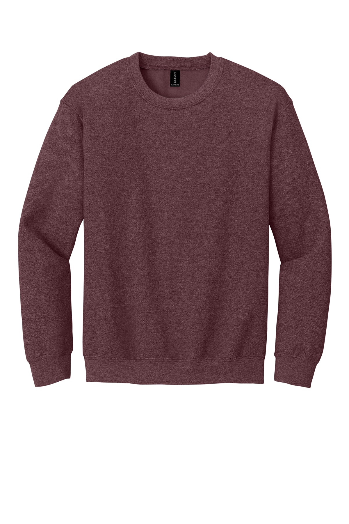 Gildan 18000 Heather Dark Maroon front