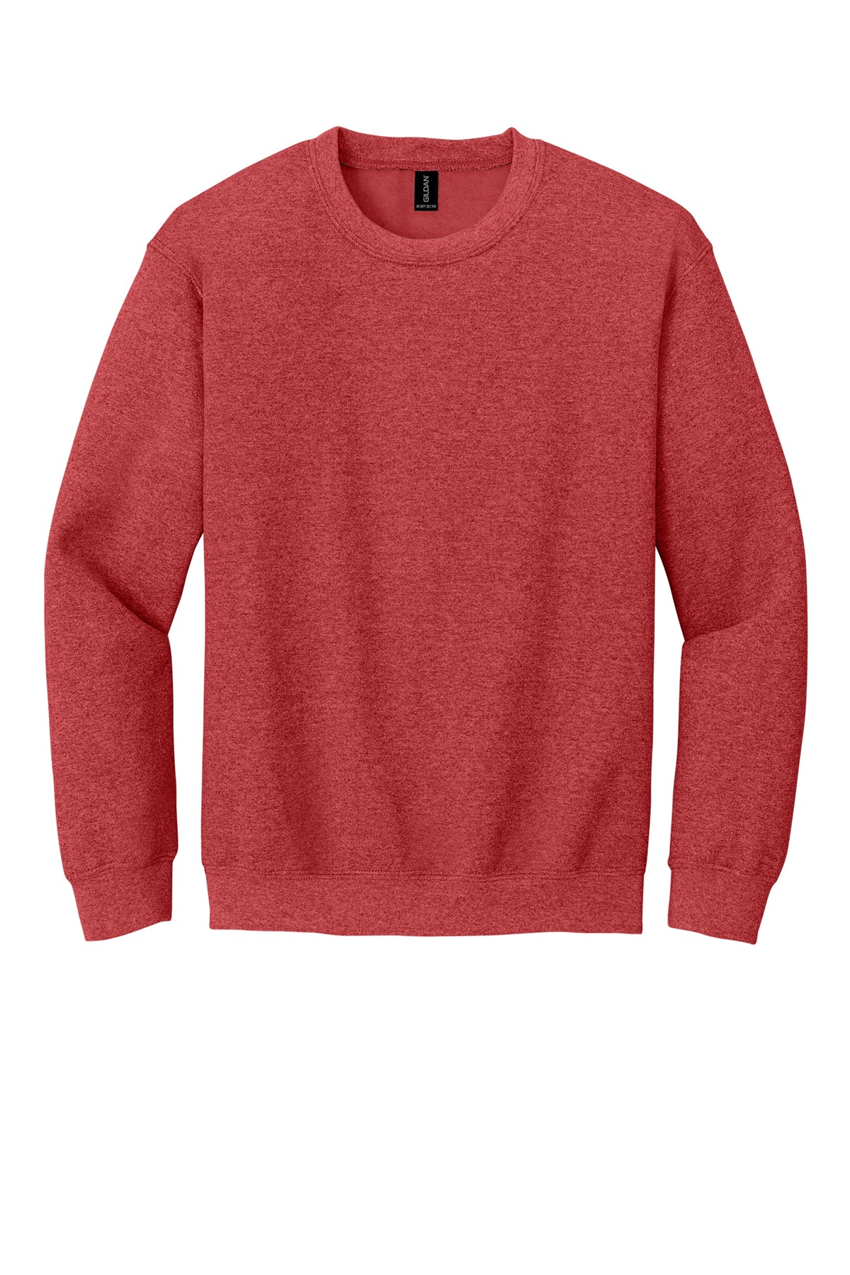 Gildan 18000 Heather Scarlet Red front