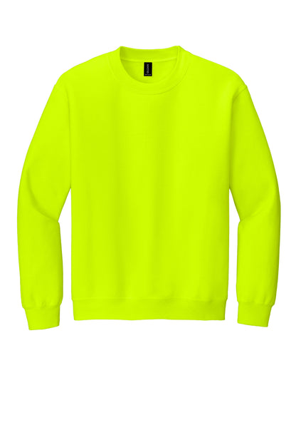 Gildan 18000 Safety Green front
