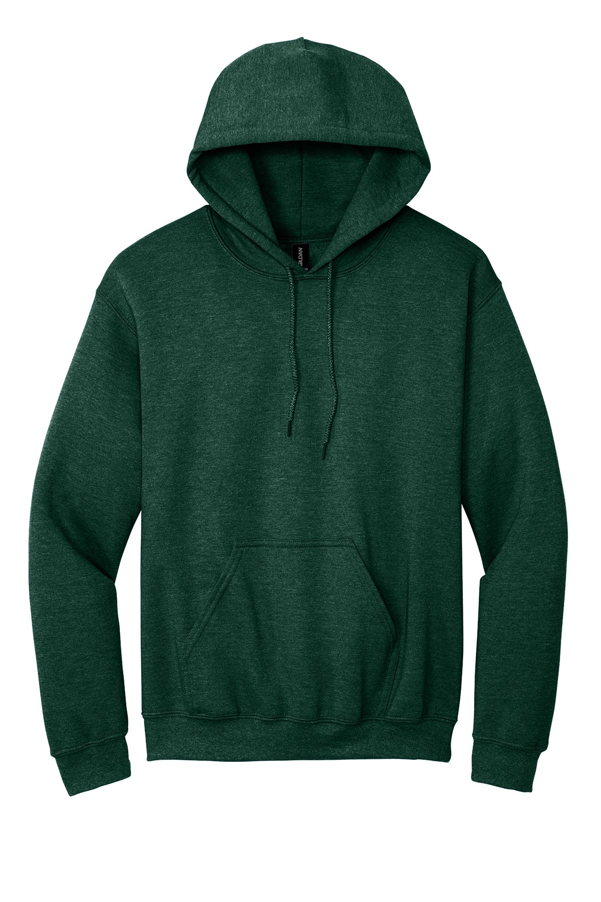 Gildan 18500 Heather Dark Green front