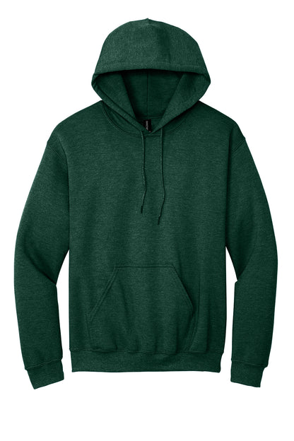 Gildan 18500 Heather Dark Green front