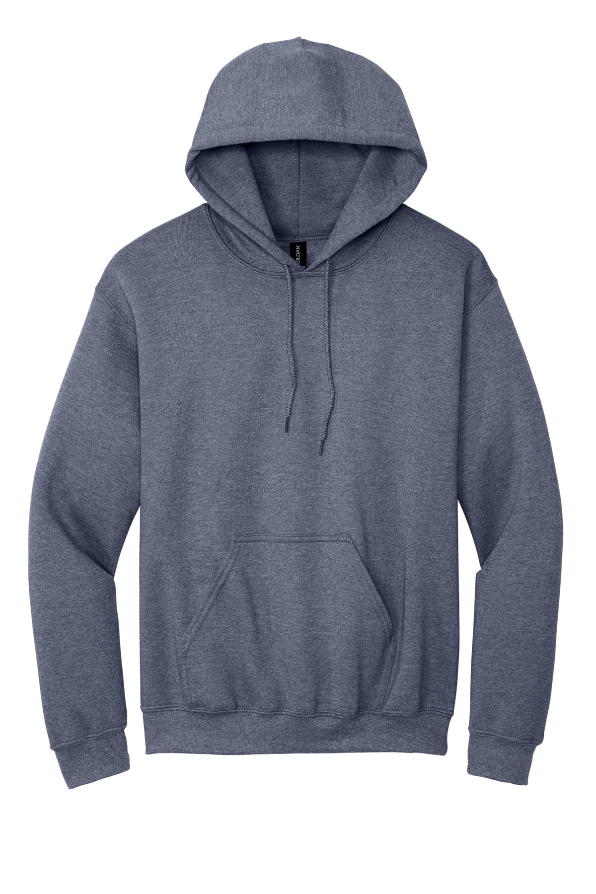 Gildan 18500 Heather Dark Navy front