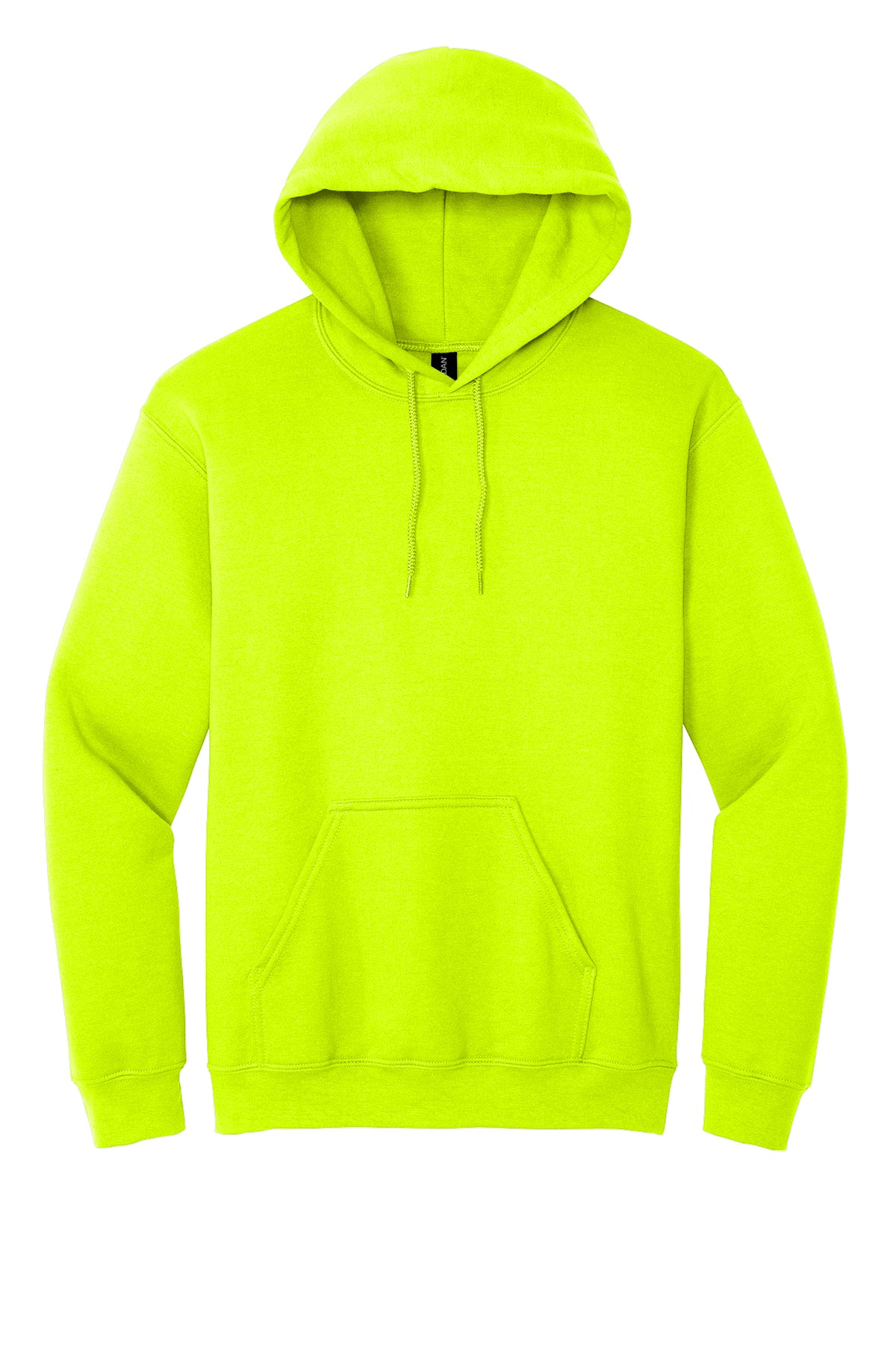 Gildan 18500 Safety Green front