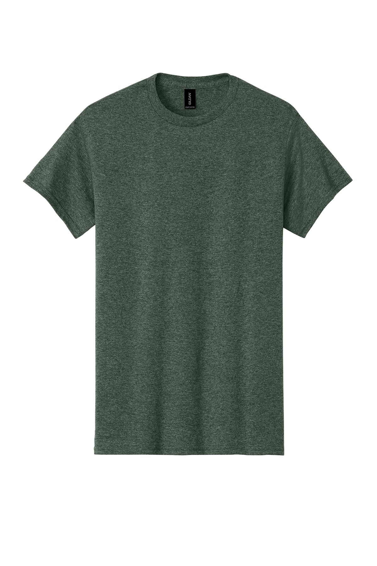 Gildan 5000 Heather Military Green front