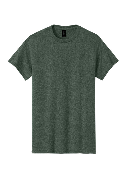 Gildan 5000 Heather Military Green front