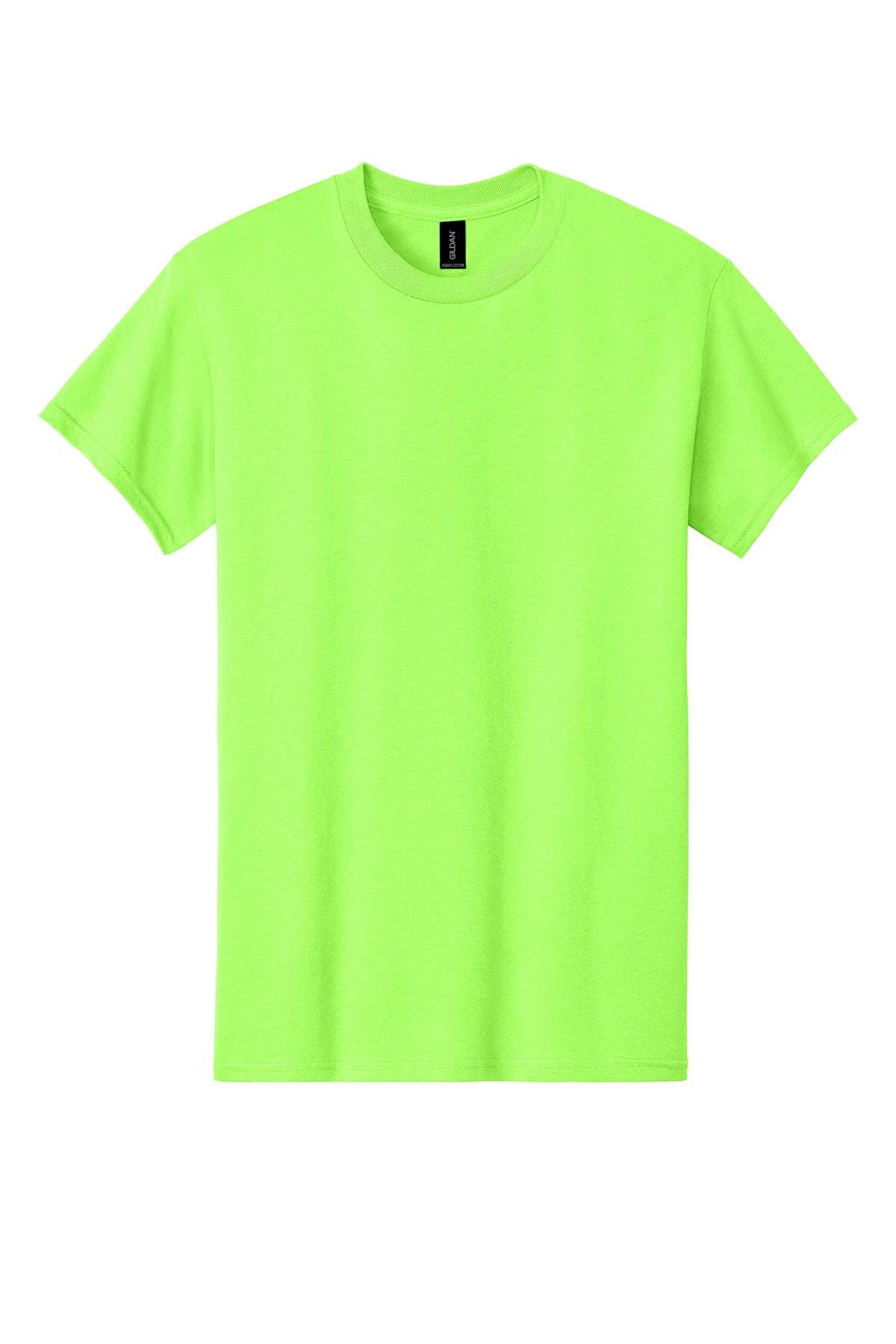 Gildan 5000 Neon Green front