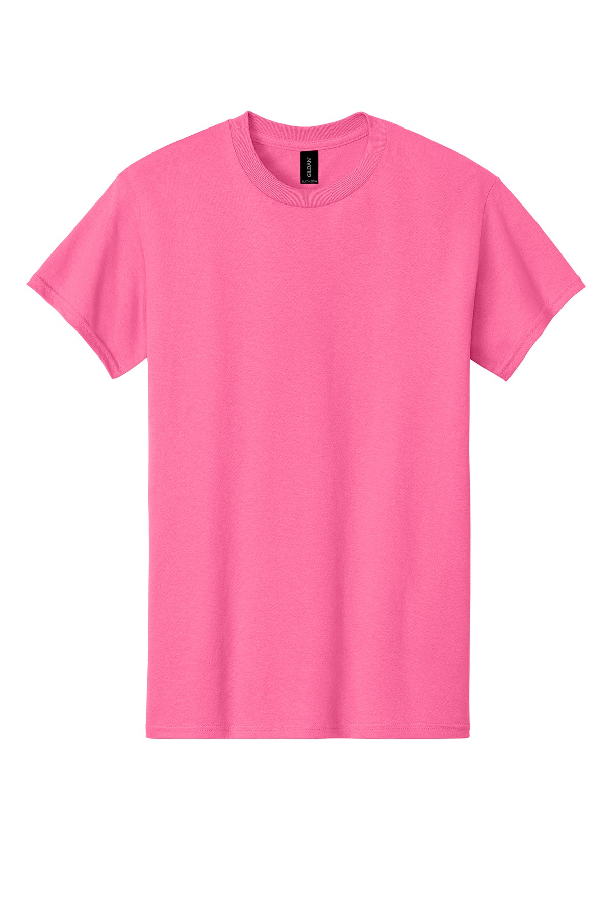 Gildan 5000 Safety Pink front