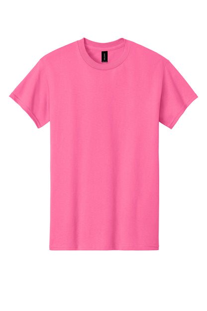 Gildan 5000 Safety Pink front